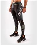 Venum ONE FC Impact Compression Tights Legging Kaki Zwart