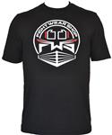 Fightwear Shop Ring Logo T Shirt Zwart Wit Rood