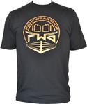Fightwear Shop Ring Logo T Shirt Kids Zwart Goud