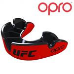 OPRO UFC Mondbeschermer Zilver Rood Zwart Jeugd tot 10 jaar