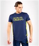 Venum Loma Origins Dry-Tech T-shirt Blauw Geel