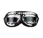 CRG chrome motorbril Glaskleur: Helder