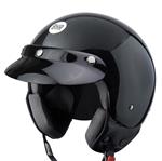 BHR 803 retro jethelm glans zwart