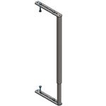 Doorstapbeugel voor voerhek compleet