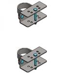 Stel univ. montagegaffels, 2,5