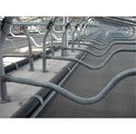 Rubberen ringnoppenmat voor jongvee 160 cm