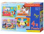 4 Delige puzzel set Ik hou van mijn baan Castorland B-041022