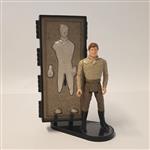 Vintage Star Wars Figuur met Carbonite Block display stand 1.5 inch