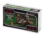 CUSTOM-ORDER Star Wars ROTJ Speederbike MIB (EURO/PALITOY) Display Case