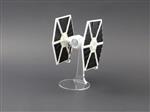 Vintage Star Wars Die Cast Tie Fighter (White) Display Stand