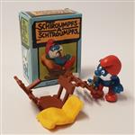 Smurfen 40228 Rocking Chair Papa Smurf in box