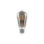 Kooldraadlamp E27 3-staps-dimbaar | ST64 LED 6W=60W halogeen verlichting | smokey glas - warmwit fil