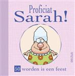 Proficiat Sarah!