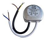 LED voeding - compact - rond | in 230V AC - uit 12 Volt DC | 15 Watt - 1,25A | IP67