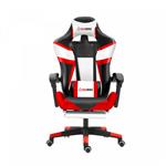 Herzberg HG-8082: Driekleurige Gaming- en Bureaustoel | Rood