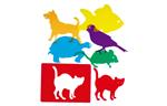 Transparante stencils - huisdieren (6)