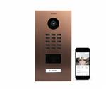 DoorBird IP intercom D2101V - Brons afwerking, 1 drukknop DoorBird IP intercom D2101V Brons afwerkin