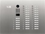 DoorBird IP intercom  CRB28V met 28 RVS drukknoppen