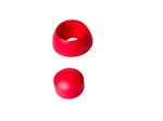 Déko-Play - afdekdop M10 tweedelig - per set - rood
