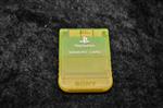 Playstation 1 Memory Card Origineel (Geel)