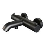 Opbouw Bad- en Douchekraan Brauer Black Carving Thermostatisch Geborsteld Mat Zwart