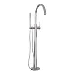 Badkraan Vrijstaand Brauer Chrome Carving met Staaf Handdouche Geborsteld Chroom