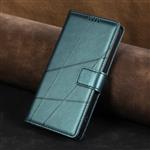 Samsung Galaxy M13 (4G) Flip Case Portefeuille - Wallet Cover Leer Hoesje - Groen
