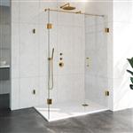Douchecabine Compleet Just Creating Profielloos 3-Delig 90x140 cm Goud