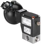 Magneetventiel 3/2-weg NPT 1/4'' Universeel RVS FFKM -1-8bar/-15-116psi 24VAC/DC Vacuüm ATEX 0330 20