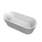 Ligbad Arcqua Santo Back To Wall 178x80 Acryl Glans Wit