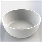 Vrijstaand Ligbad Arcqua Cusco Rond 153 cm Glans Wit