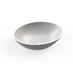 Waskom Aquasplash Prince Cast Marble 49x34 cm Ovaal Mat Wit