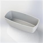 Vrijstaand Ligbad Boss & Wessing Cali 174x78x55 cm Cast Marble Mat Wit