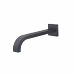 Inbouwuitloop Wiesbaden Vierkant 26,05 cm Mat Zwart