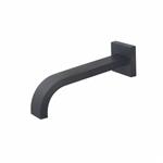 Wastafelkraan Wiesbaden Uitloop Vierkant 21,6 cm Mat Zwart