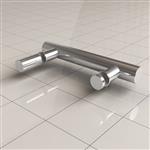 Wiesbaden losse deurgreep type 1 chroom