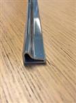 Chroom aluminium bodemstrip lengte 58cm