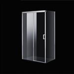 Douchecabine Aqua Splash Cuadro 120 cm Soft-Close Anti-Kalk Coating Chroom (zes varianten)