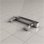 Losse Deurgreep Aquasplash Type 7 19,5 cm Chroom