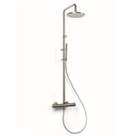 Regendoucheset Luxe Bongio Squadra Thermostatisch Opbouw met Handdouche RVS