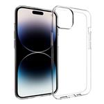 iPhone 15 Pro Max Transparant Hoesje - Flexibel Silicoon Case Cover Hydrogel Helder