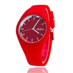 Jelly Horloge Unisex - Kwarts Uurwerk Silicoon Bandje Rood