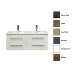 Onderkast Sanicare Q14 4 Laden Chromen Greep Soft-Close 121x46 cm Belluno-Eiken