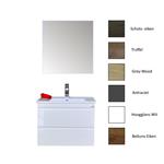 Onderkast Sanicare Q7 Twee Soft-Closing Laden 65x45 cm Belluno-Eiken