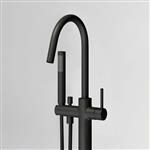 Clou Xo Vrijstaande Badmengkraan Type 1 Met Handdouche Mat Zwart