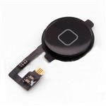 Voor Apple iPhone 4 - AAA+ Home Button Assembly met Flex Cable Zwart
