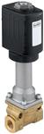 Magneetventiel G1/2'' NC Messing PTFE 0-10bar/145psi 120VAC Vacuüm Zuurstof Vet-/olievrij -200 - 180