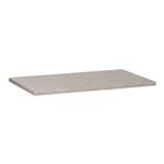 Wastafelblad Beton 80.5x45.7x2.5 cm Beton Grijs