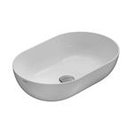 Waskom Luca Sanitair Blobo 60x41x16cm Opzet Wastafel (Zonder Overloop) Wit