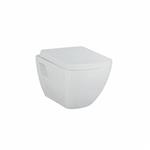 Wandcloset Creavit Design Square met Bidet Keramiek Wit (Excl. Zitting)